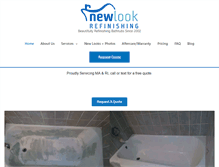 Tablet Screenshot of newlookrefinishing.com